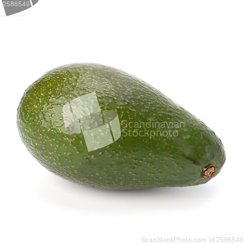 Image of avocado isolated on white background