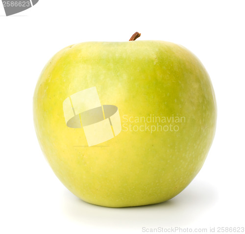 Image of green apple isolated on white background