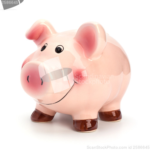 Image of Lucky piggy bank isolated on white background