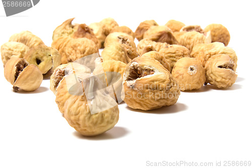 Image of dried dates isolated on white background