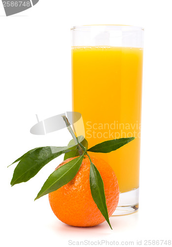 Image of Tangerine and juice glass 