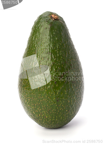 Image of avocado isolated on white background