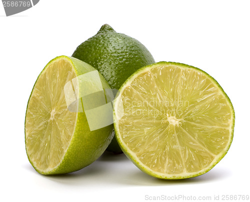 Image of laime isolated on white background