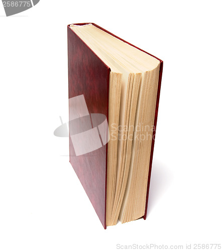 Image of single book isolated on the white background