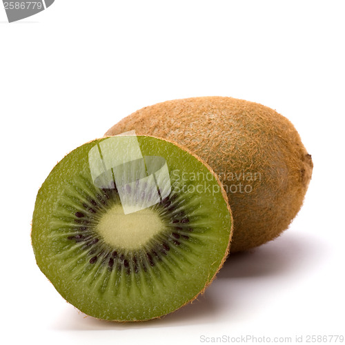 Image of kiwi fruit isolated on white background