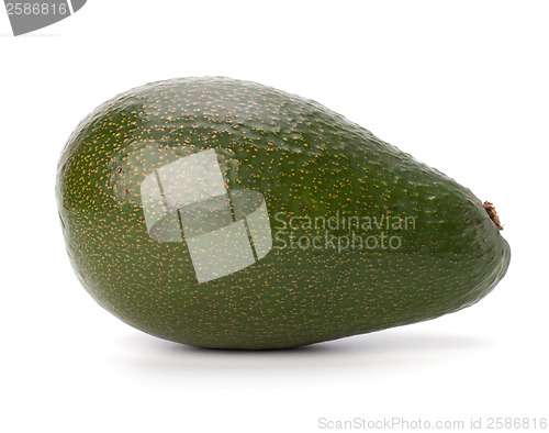 Image of avocado isolated on white background