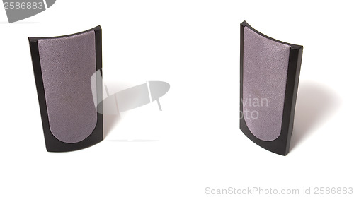 Image of Loudspeaker isolated on white background 