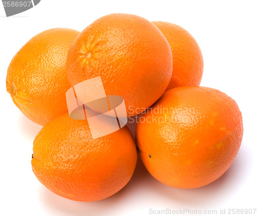 Image of orange isolated on white background