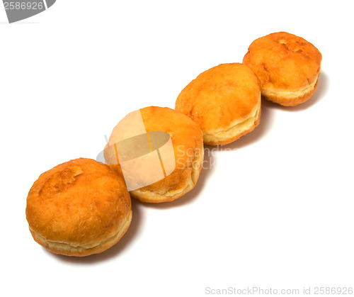 Image of Doughnuts isolated on the white