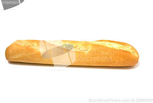 Image of baguette isolated on white