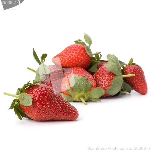 Image of Strawberries isolated on white background