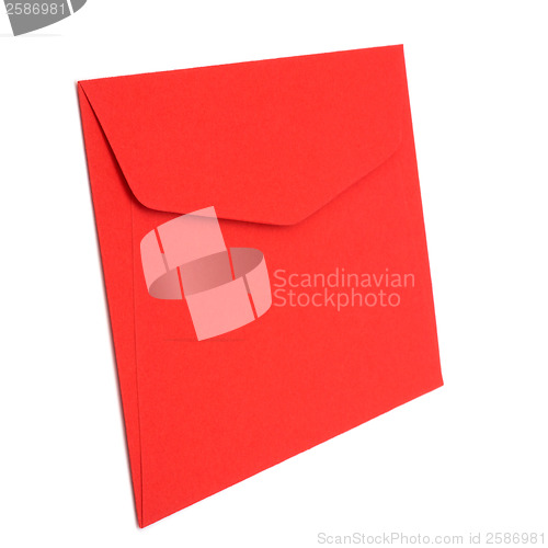 Image of envelope isolated on the white background