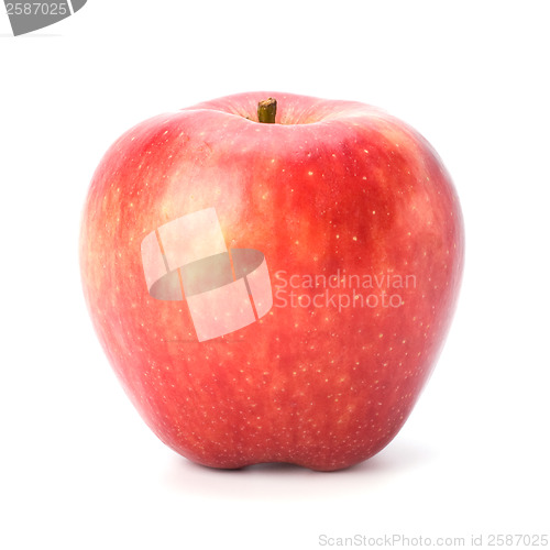 Image of red apple isolated on white background