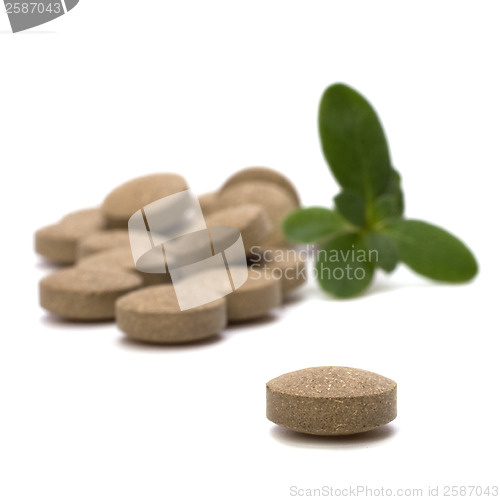 Image of herbal pills