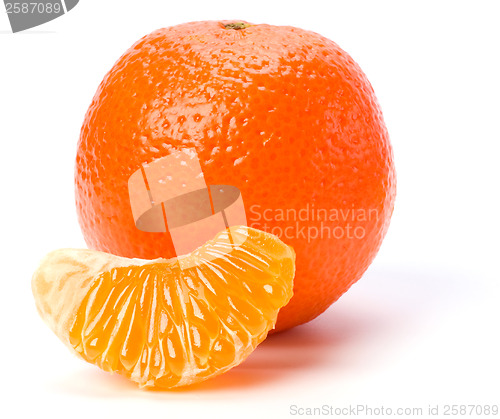 Image of mandarin  isolated on white background