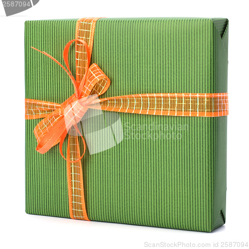 Image of easter gift isolated on white background
