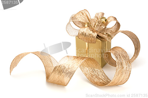 Image of Luxurious gift isolated on white background 