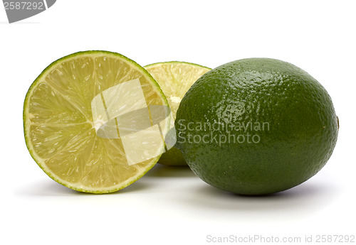 Image of laime isolated on white background