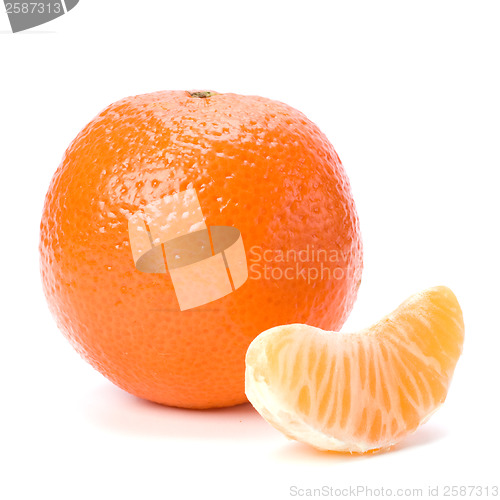 Image of mandarin  isolated on white background