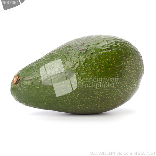 Image of avocado isolated on white background