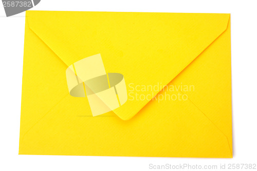 Image of envelope isolated on the white background