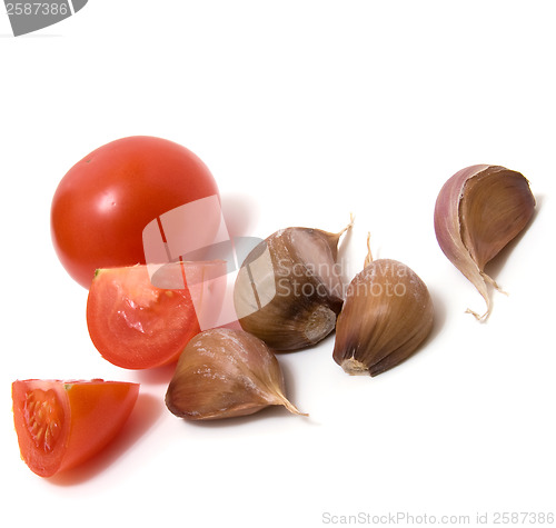 Image of vegetable isolated on white