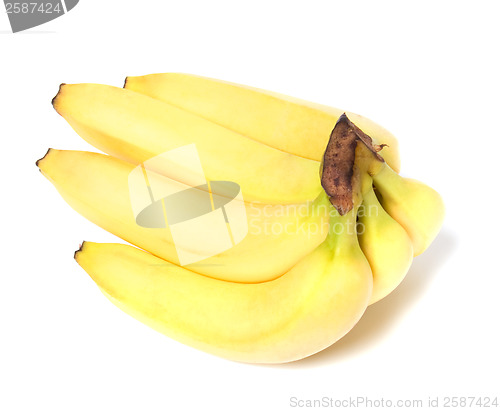 Image of bananas isolated on white background 

