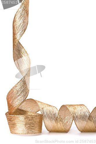 Image of 
Wrapping ribbon isolated on white background 