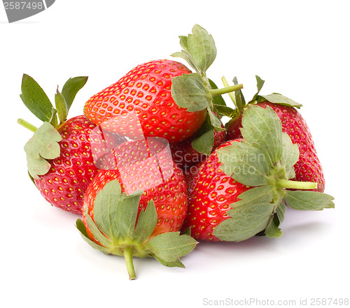 Image of Strawberries isolated on white background