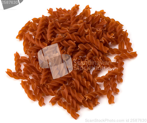 Image of Italian pasta isolated on white background 