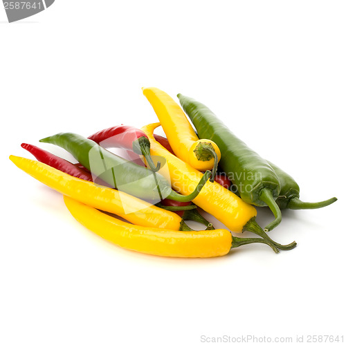 Image of Chili pepper isolated on white background