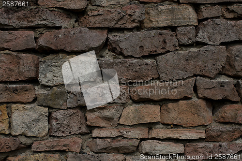 Image of stone shielding wall background
