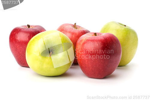 Image of apples isolated on white background