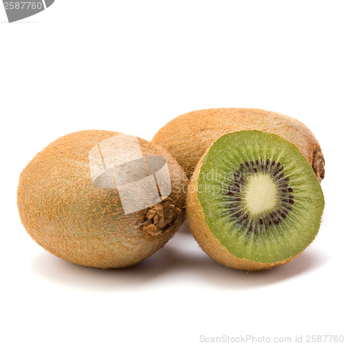 Image of kiwi fruit isolated on white background