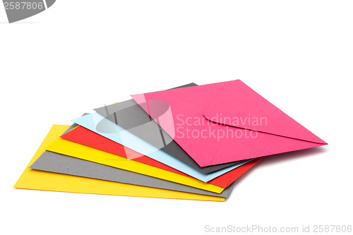 Image of envelopes isolated on the white background