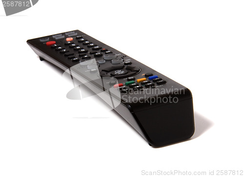 Image of tv remote control isolated on white background
