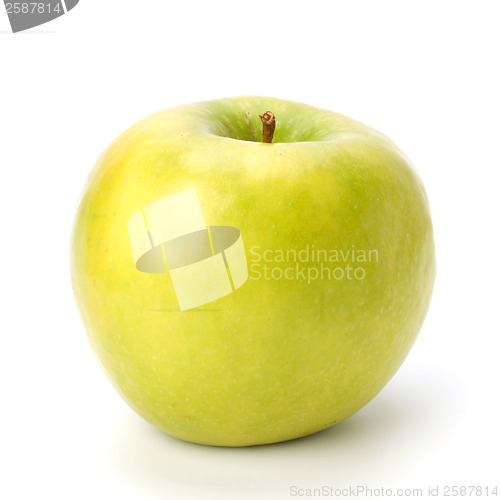Image of green apple isolated on white background