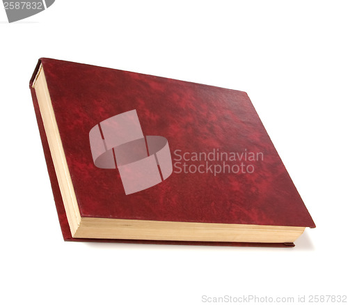 Image of single book isolated on white