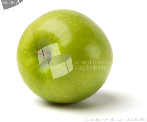 Image of green apple isolated on white background