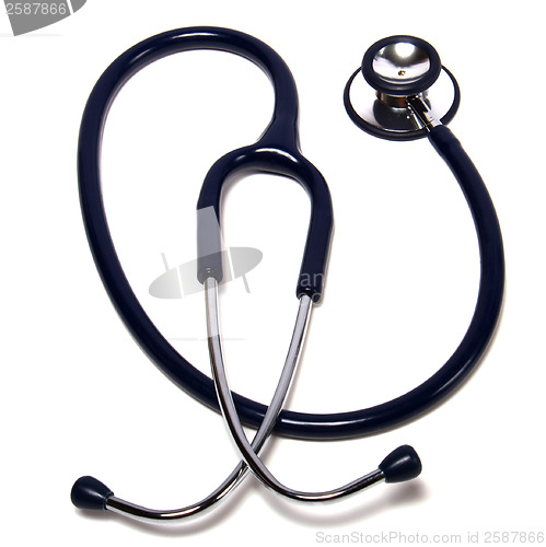 Image of stethoscope isolated on white background