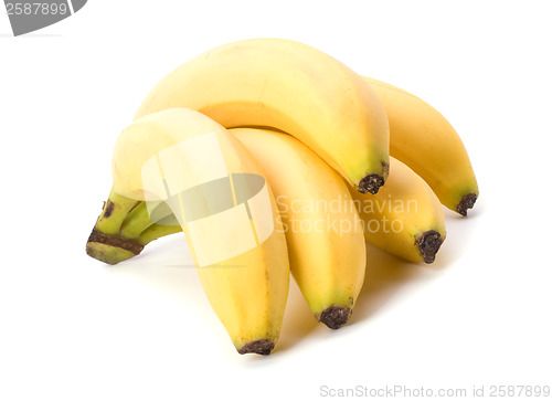 Image of bananas isolated on white background