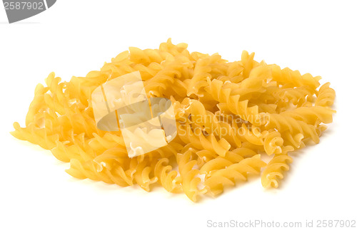 Image of Italian pasta isolated on white background 