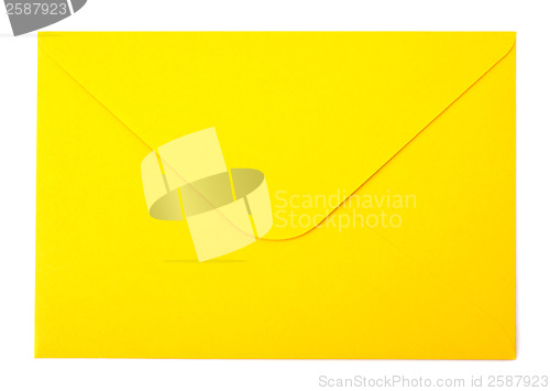 Image of envelope isolated on the white background