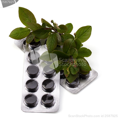 Image of herbal medicine isolated on white background 