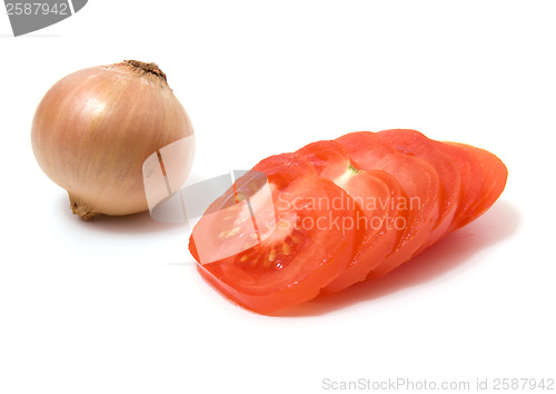 Image of vegetable isolated on white