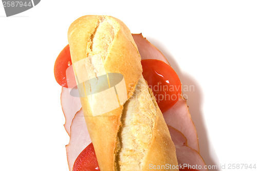 Image of sandwich isolated on white 