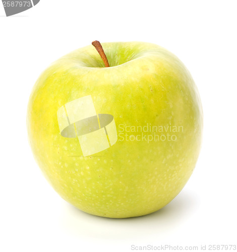 Image of green apple isolated on white background