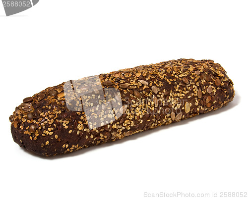Image of bread isolated on white 
