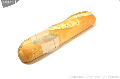 Image of baguette isolated on white