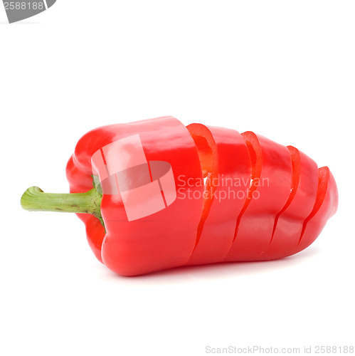 Image of sweet pepper isolated on white background 